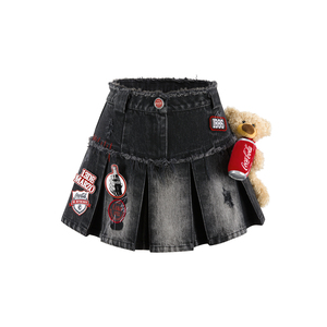 Coca-Cola Bear Denim Skirt