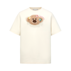 Bear Flower Clip T-shirt